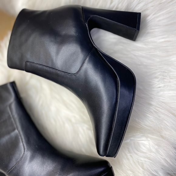 Rare FP✌🏽FREE PEOPLE | Flared Block Heel Black Platform Boots BNIB!! - Picture 7 of 9